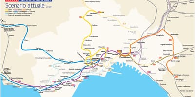 Napoli metro xəritəsi