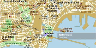 Yaşadığım Napoli xəritə