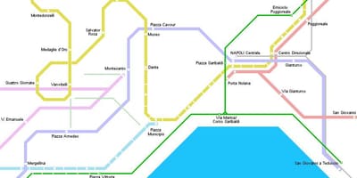 Kart Napoli tramvay 