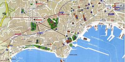 Yaşadığım Napoli xəritə